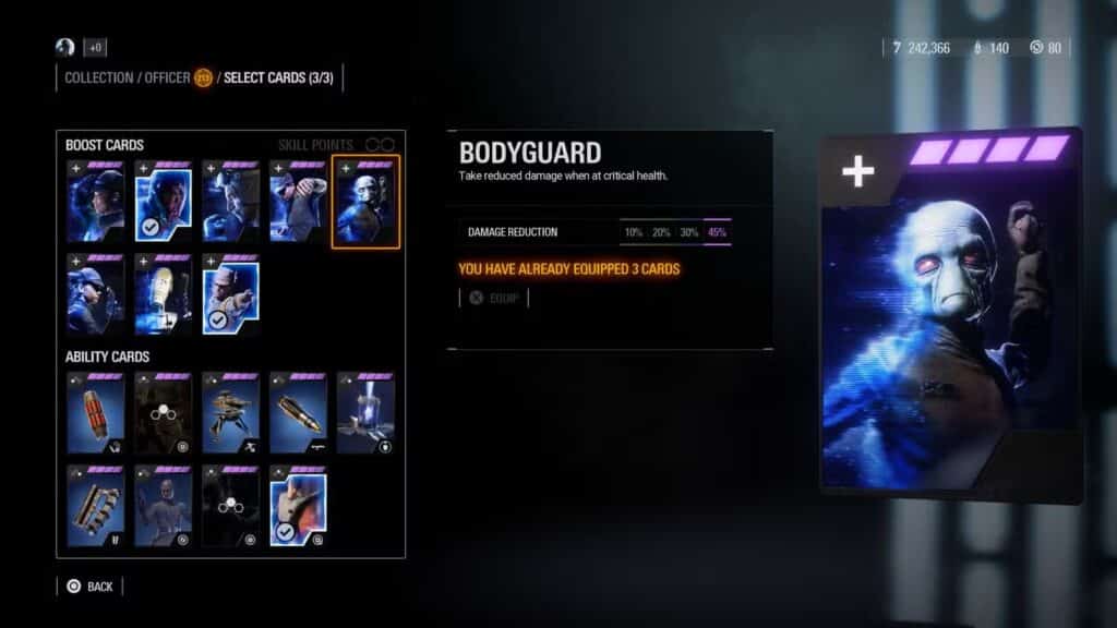 أفضل بطاقات ضابط النجوم في Star Wars Battlefront 2