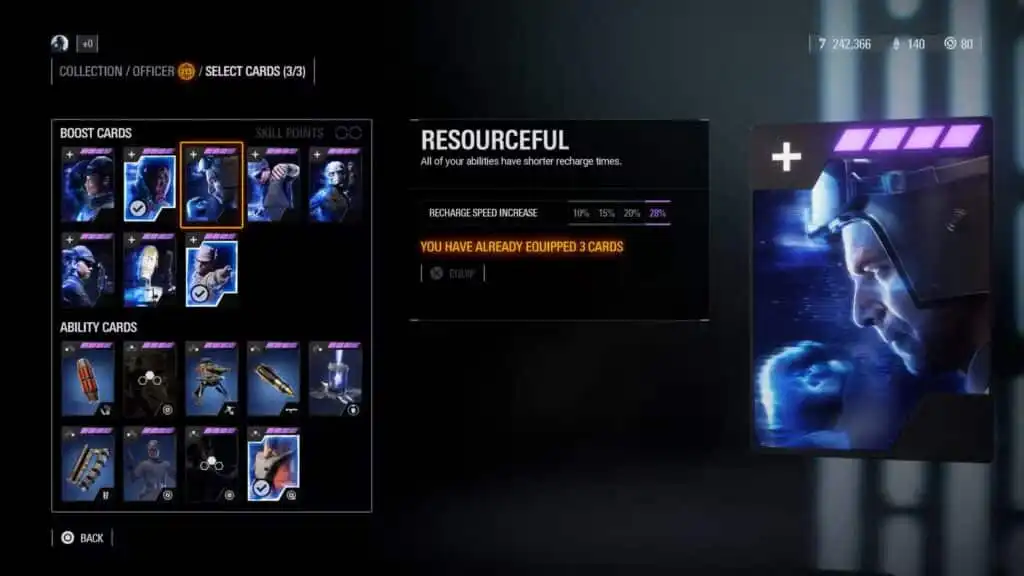أفضل بطاقات ضابط النجوم في Star Wars Battlefront 2