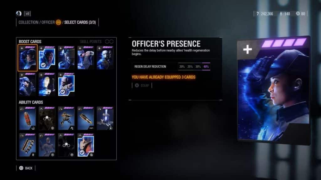 أفضل بطاقات ضابط النجوم في Star Wars Battlefront 2