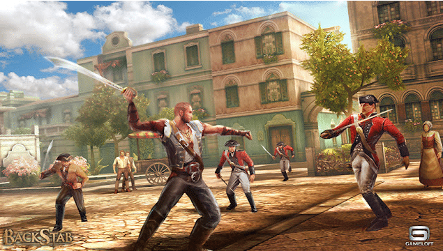 تحميل لعبة BackStab HD للاندوريد apk مهكرة