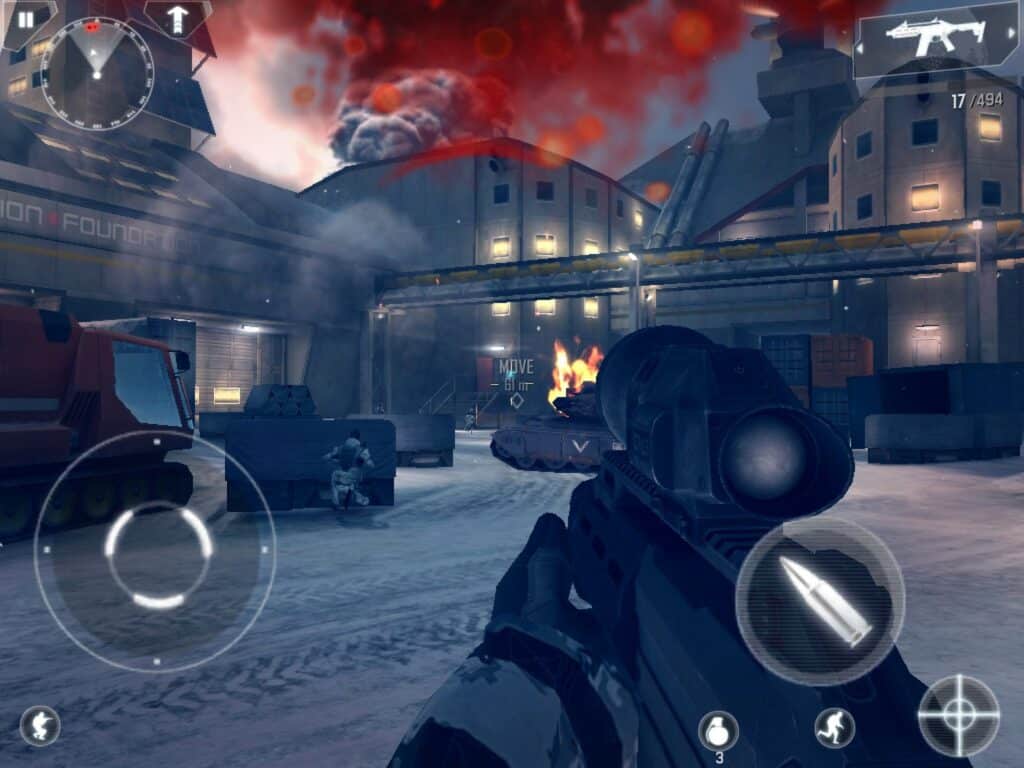 تحميل لعبة Modern Combat 4 apk obb للاندرويد