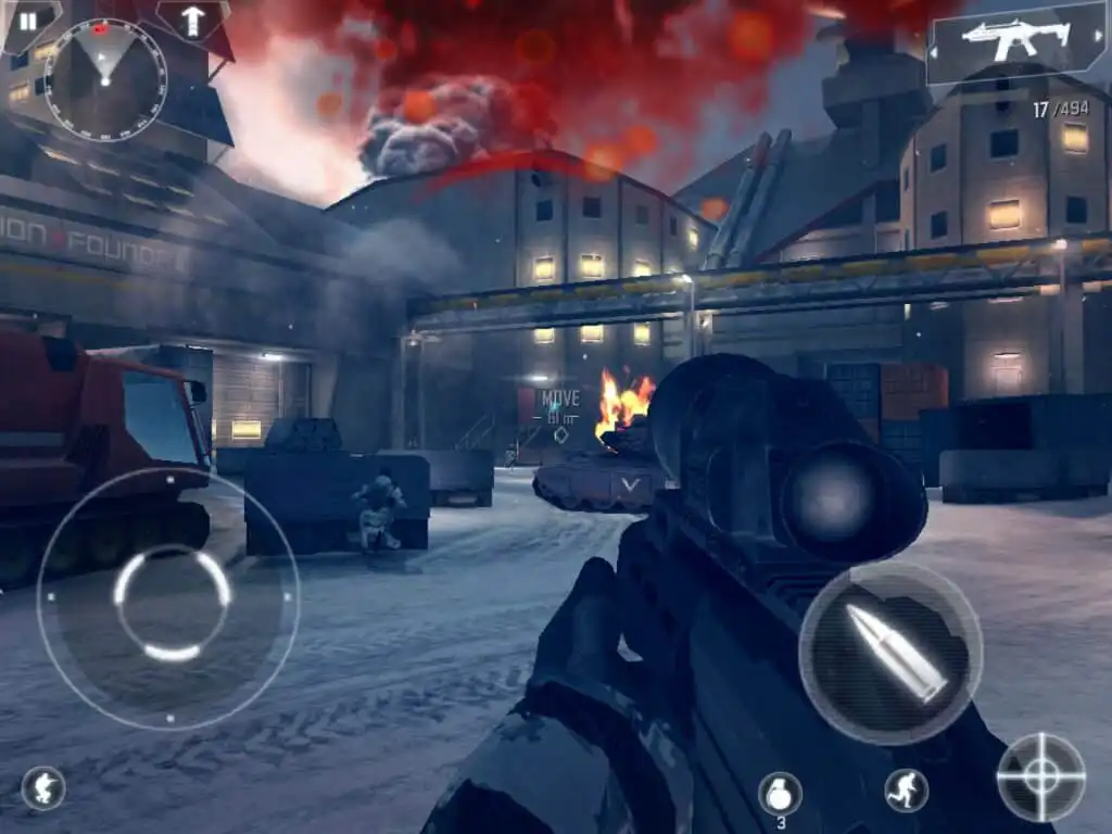 تحميل لعبة Modern Combat 4 apk obb للاندرويد