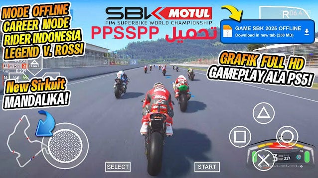 تحميل لعبة SBK 2025 PPSSPP