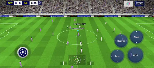 تحميل لعبة eFootball 2025 موبايل باتش دوري الابطال اخر اصدار V4.4.1