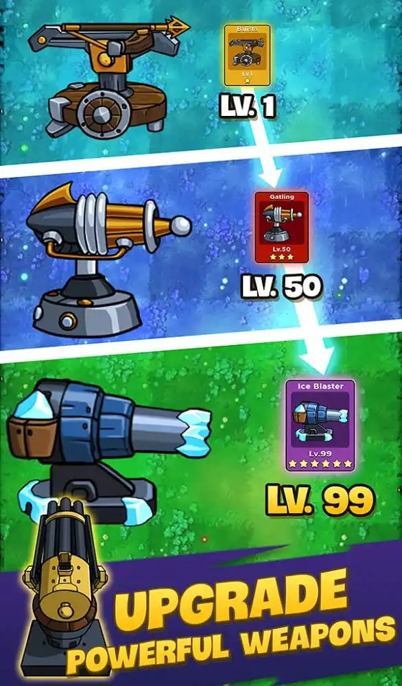 تحميل لعبة zombie war idle apk مهكرة للاندرويد اخر اصدار