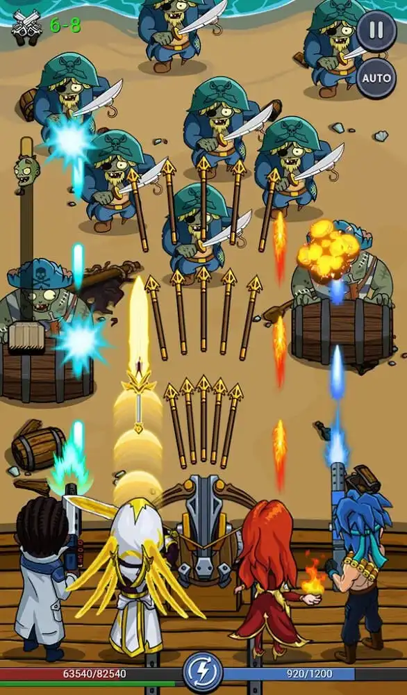 تحميل لعبة zombie war idle apk مهكرة للاندرويد اخر اصدار