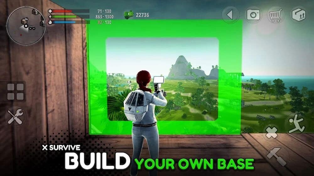 تحميل لعبة العالم المفتوح x survive للاندرويد مهكره apk