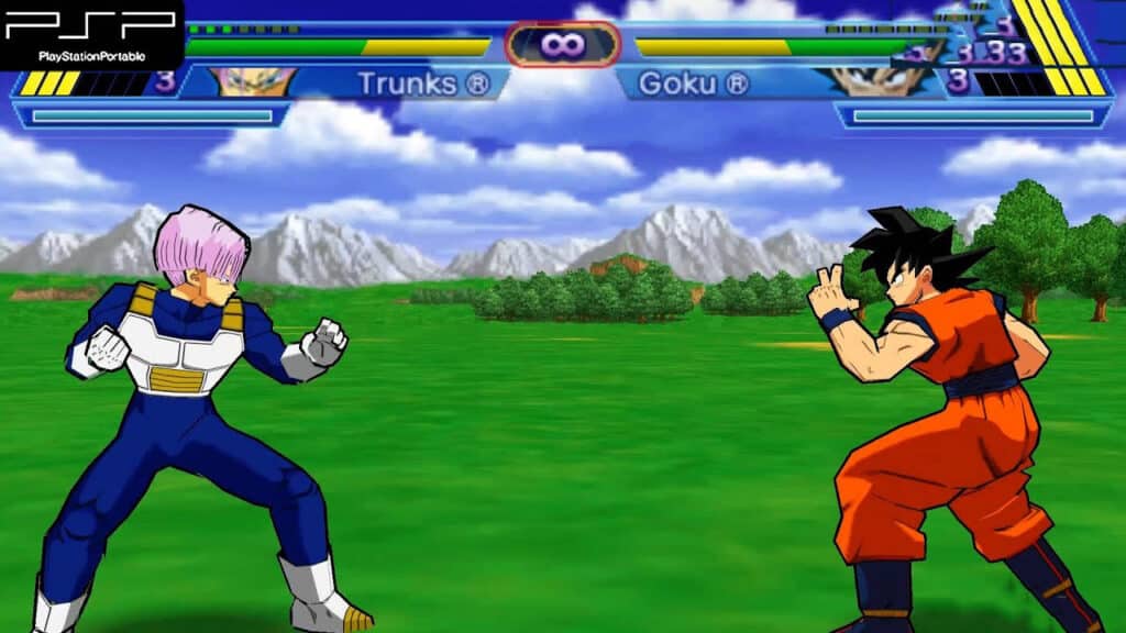 تحميل لعبة دراجون بول Dragon Ball Z Shin Budokai 7 PPSSPP
