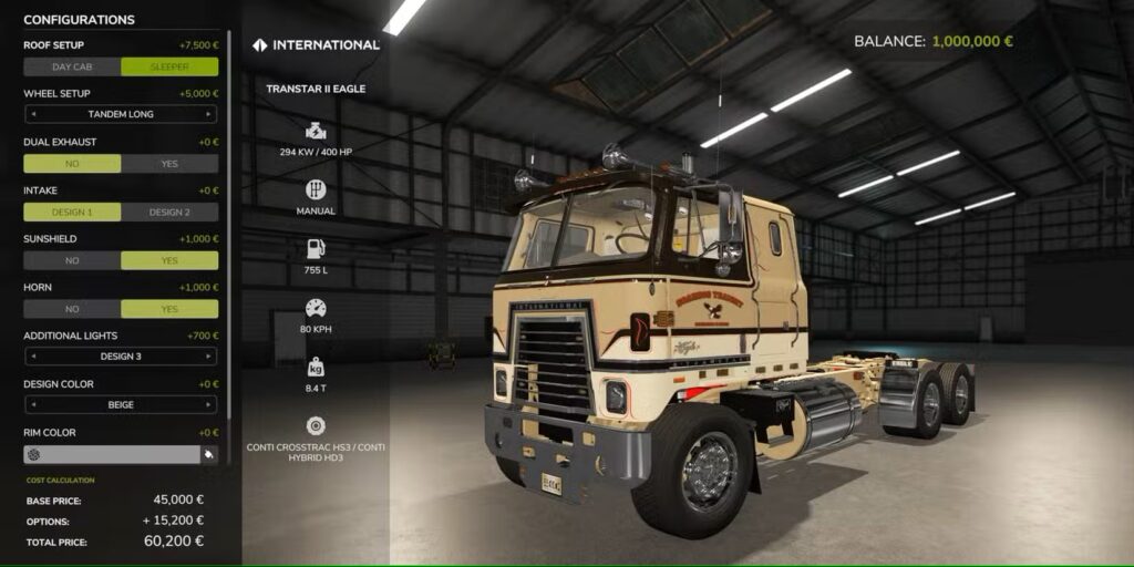 شاحنة International Transtar 2 Eagle