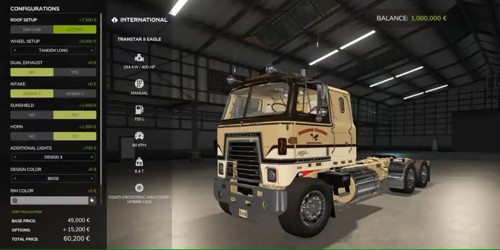 شاحنة International Transtar 2 Eagle