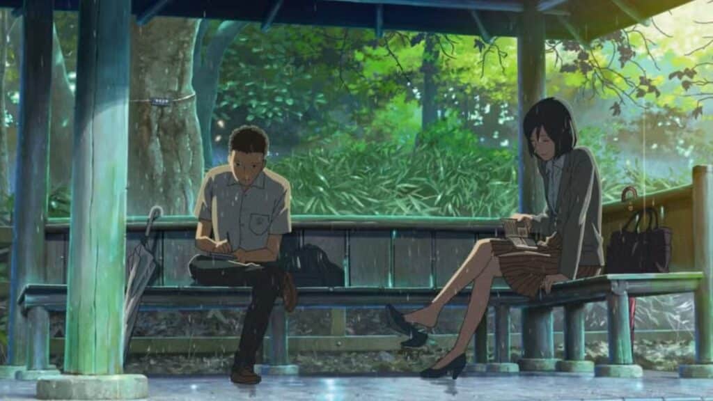 فيلم أنمي حديقة الكلمات The Garden Of Words