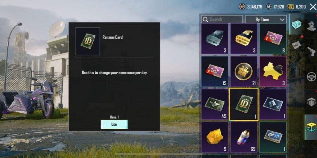 كيفية الحصول على بطاقة إعادة التسمية في PUBG