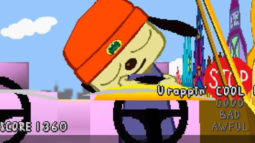 لعبة بارابا ذا رابر PaRappa The Rapper