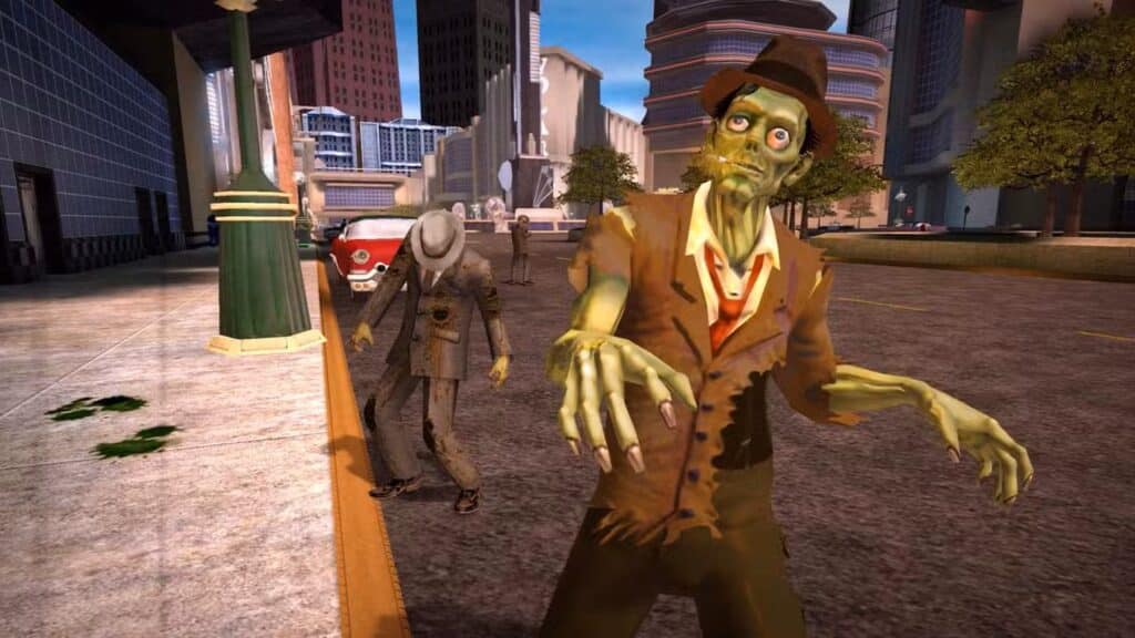 لعبة ستابس الزومبي في لعبة متمرد بلا نبض Stubbs the Zombie in Rebel Without A Pulse