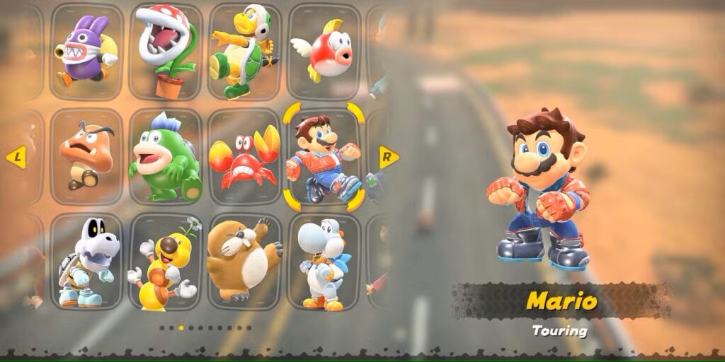 أفضل 7 أزياء لماريو في Mario Kart World