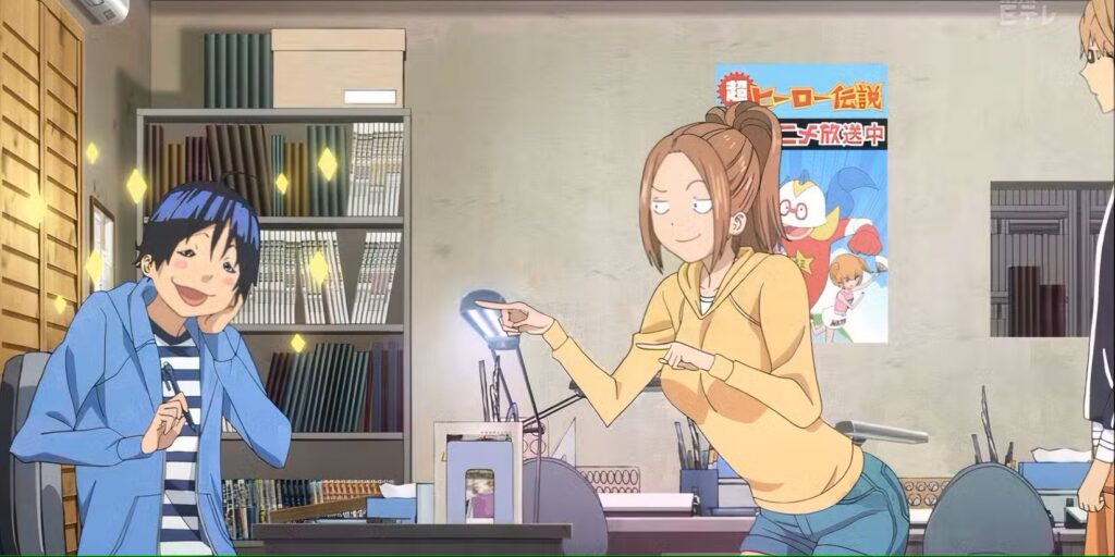 انمي Honorable Mention At Exactly 50 Episodes: Bakuman
