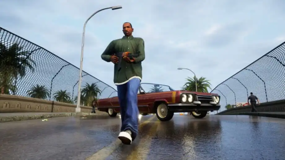 تحميل لعبة جاتا GTA San Andreas The Definitive Edition apk للاندرويد كاملة