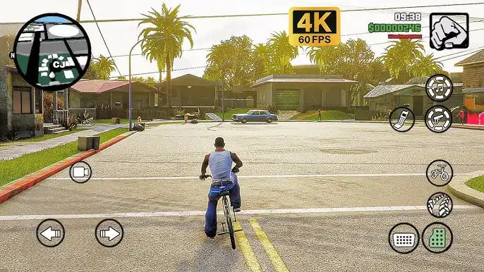 تحميل لعبة جاتا GTA San Andreas The Definitive Edition apk للاندرويد كاملة