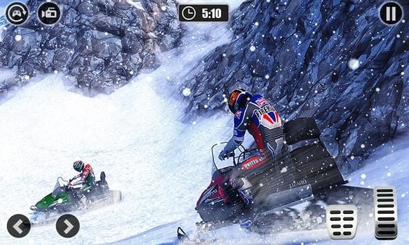 تحميل لعبة Snow Atv Bike Racing Sim للاندرويد APK