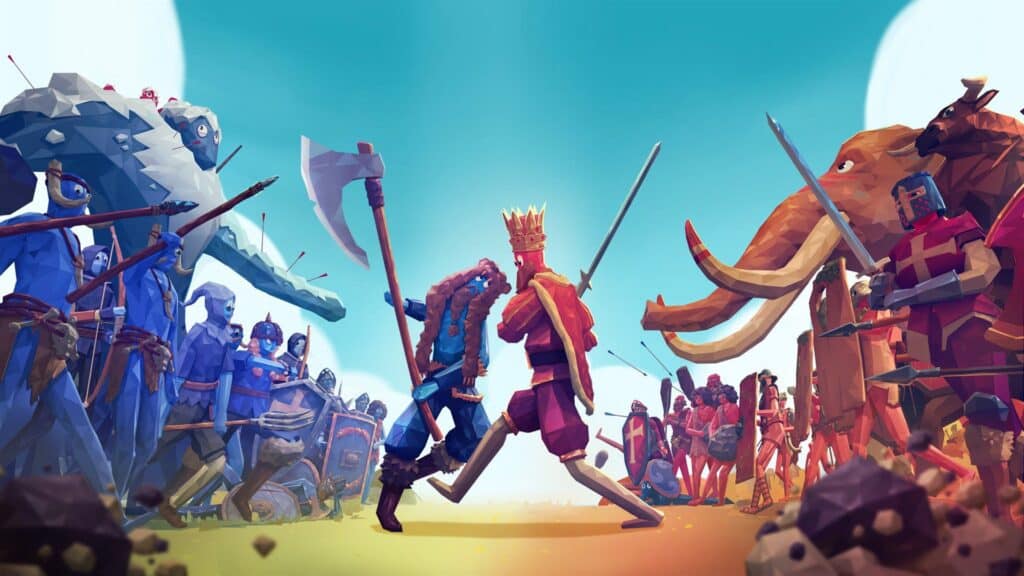 شرح ودليل شامل للمبتدئين في لعبة Totally Accurate Battle Simulator مع طريقة التحميل
