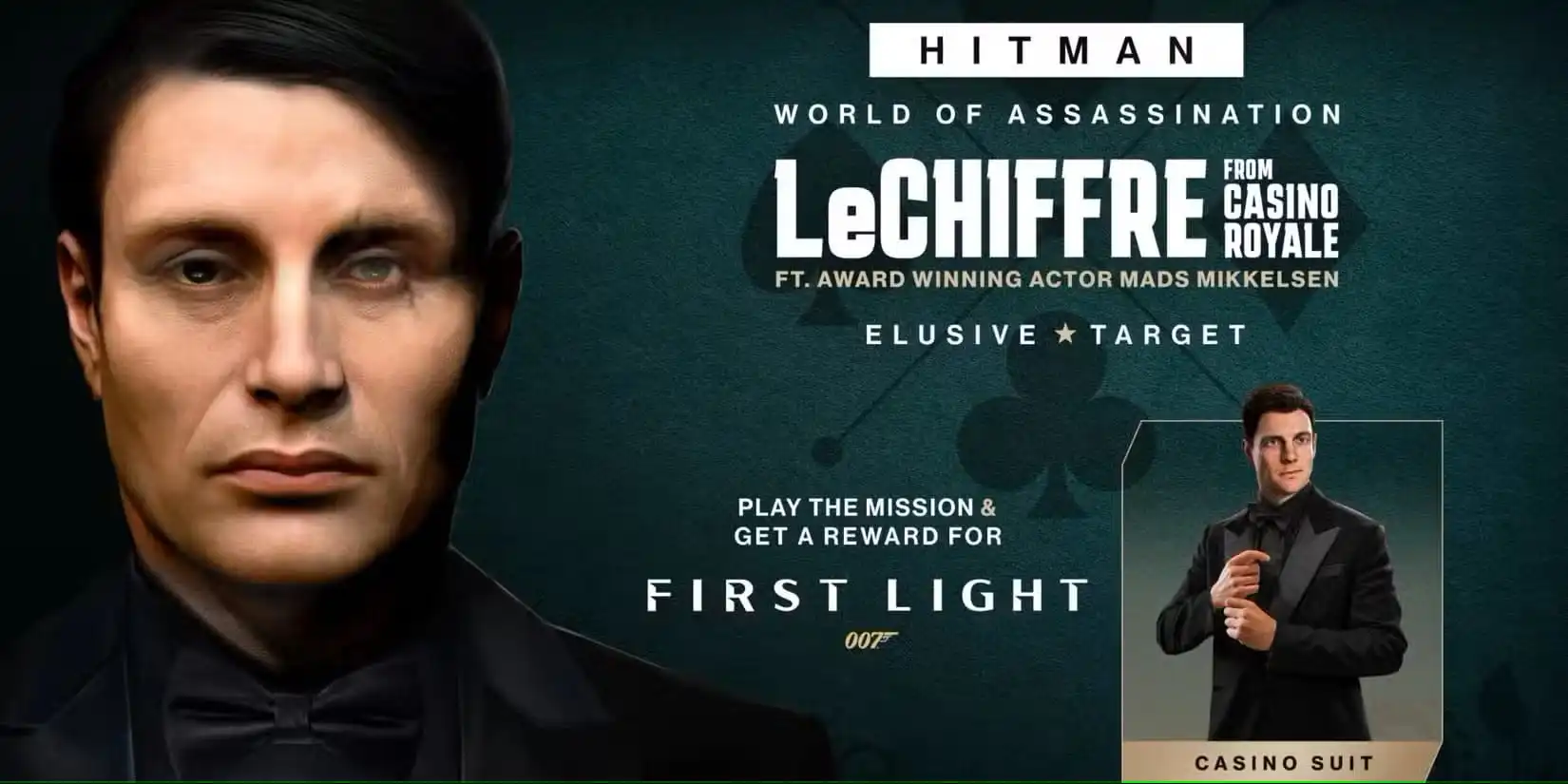 كيفية فتح بدلة الكازينو في لعبة 007 First Light في Hitman