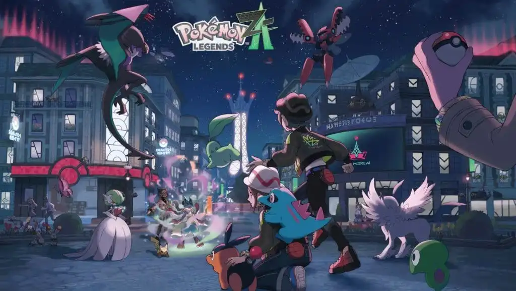 عرض جديد للعبة Pokémon Legends: Z-A يستعرض فريق Team MZ والشخصية Corbeau واستكشاف العالم على جهاز Switch 2