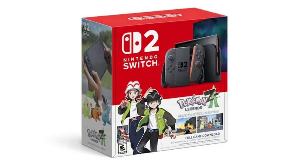 تم الإعلان عن حزمة Pokémon Legends: Z-A مع Nintendo Switch 2 بسعر 499.99 دولارًا