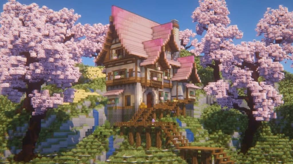 أفضل أفكار منازل ماين كرافت تحديث Chase the Skies