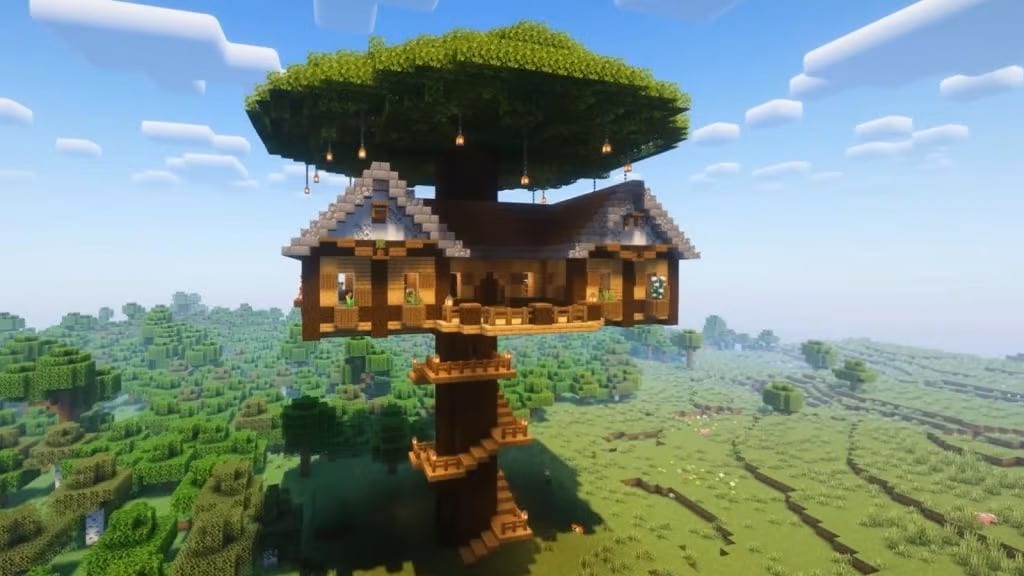 أفضل أفكار منازل ماين كرافت تحديث Chase the Skies