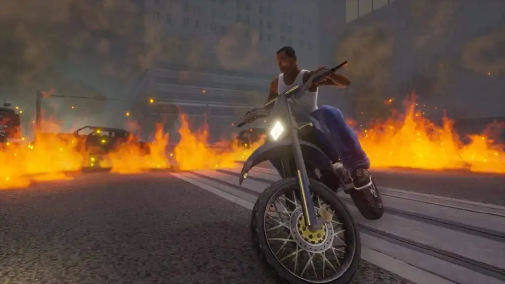 تحميل لعبة GTA San Andreas للكمبيوتر من ميديا فاير مع ملفات الاونلاين