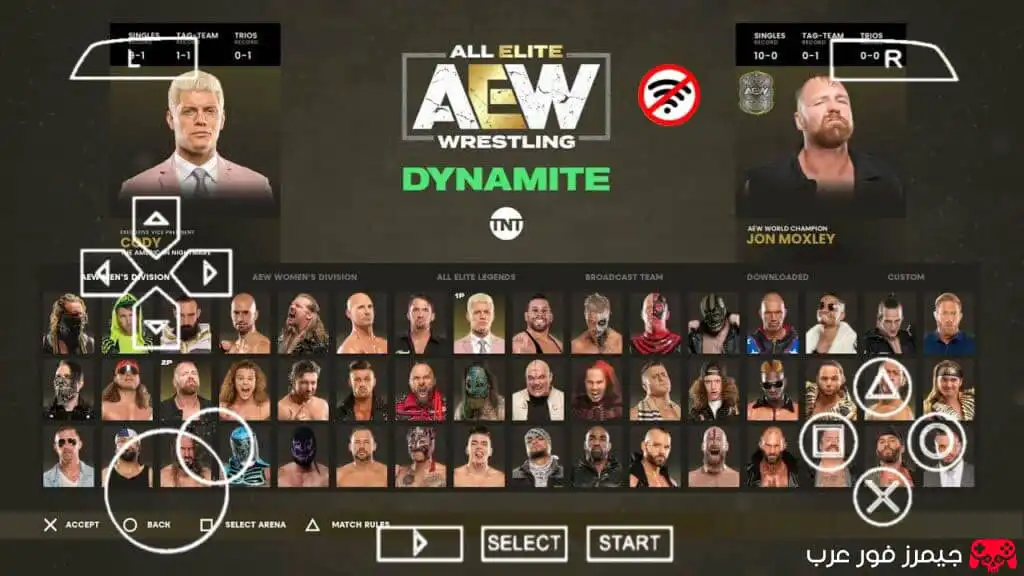 تحميل لعبة المصارعة AEW Fight Forever نسخة PSP بصيغة ISO
