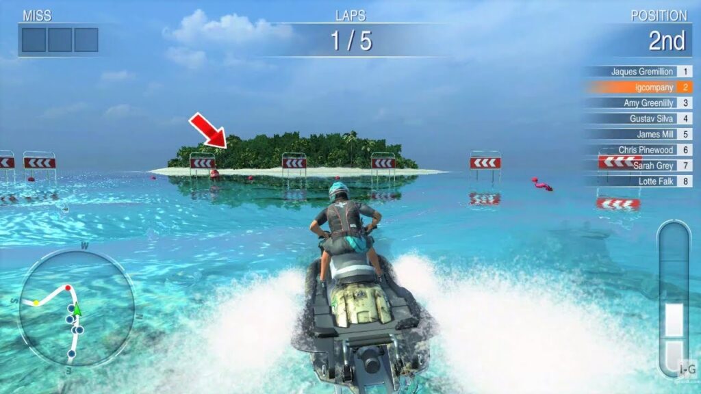 تحميل لعبة سباق الدراجات المائية Aqua Moto Racing Utopia للكمبيوتر مجانا