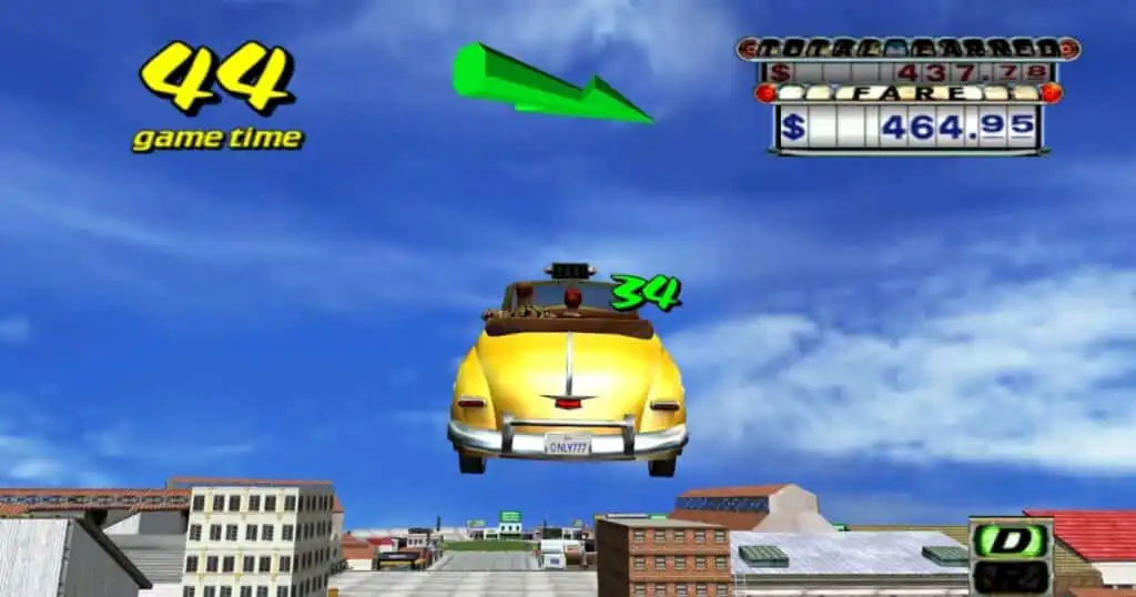 تحميل لعبة كريزي تاكسي Crazy Taxi الأصلية للكمبيوتر بحجم صغير تعمل بدون تثبيت