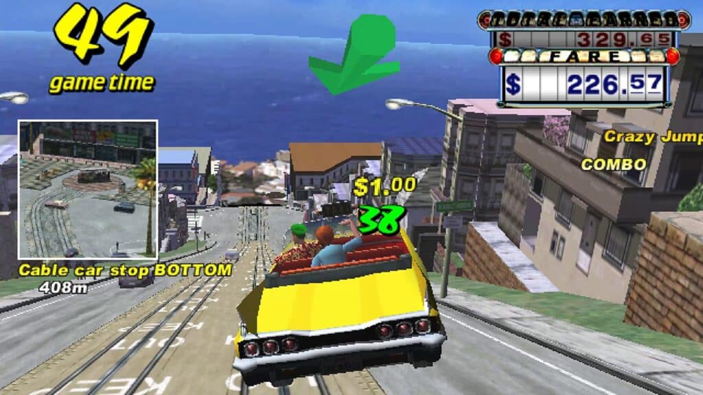 تحميل لعبة كريزي تاكسي Crazy Taxi الأصلية للكمبيوتر بحجم صغير تعمل بدون تثبيت