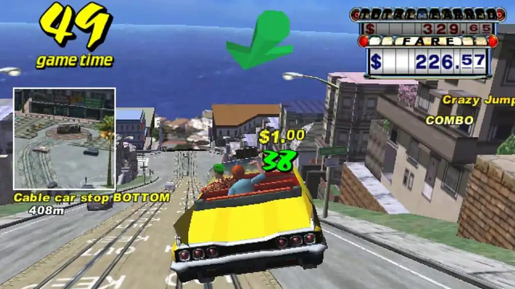 تحميل لعبة كريزي تاكسي Crazy Taxi الأصلية للكمبيوتر بحجم صغير تعمل بدون تثبيت