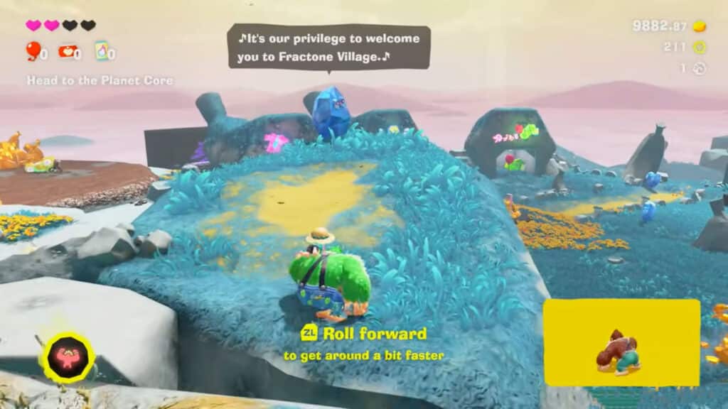 شرح أسلوب اللعب في لعبة Donkey Kong Bananza