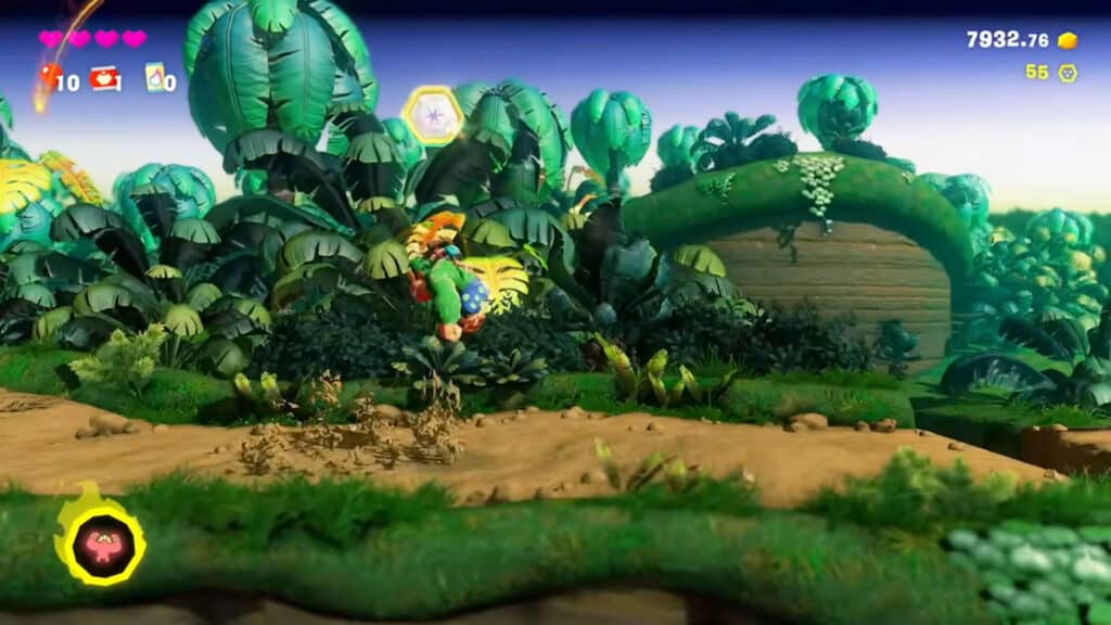 شرح أسلوب اللعب في لعبة Donkey Kong Bananza