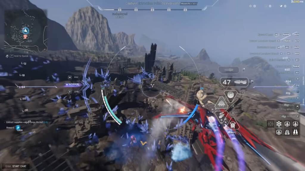 عالم اللعبة والخرائط في لعبة Mecha Break