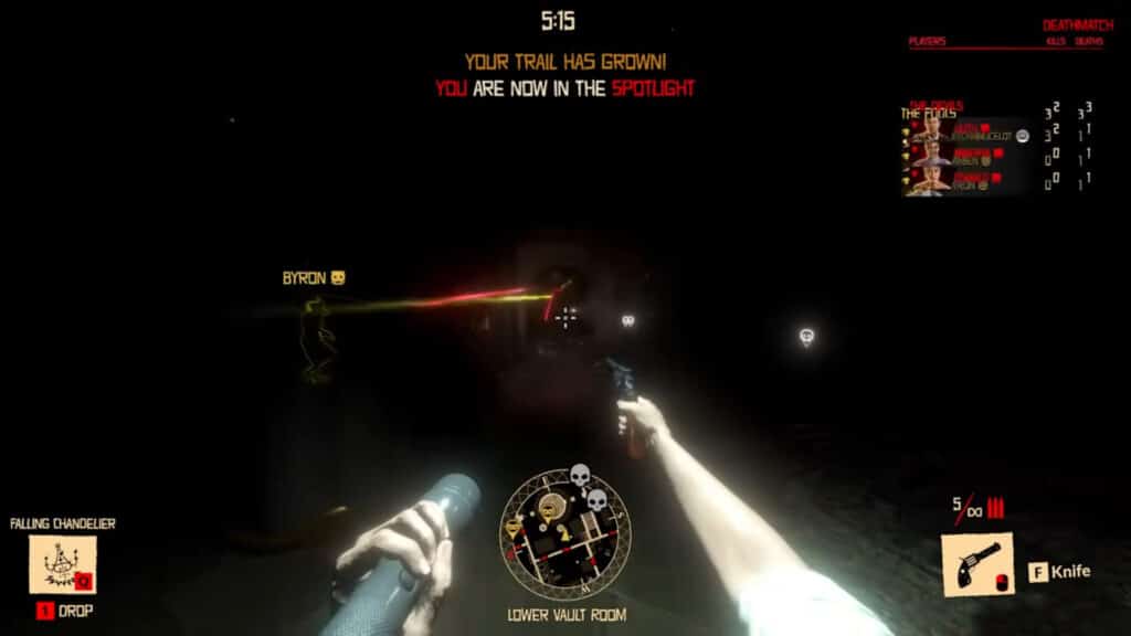 أسلوب اللعب Gameplay في لعبة Midnight Murder Club