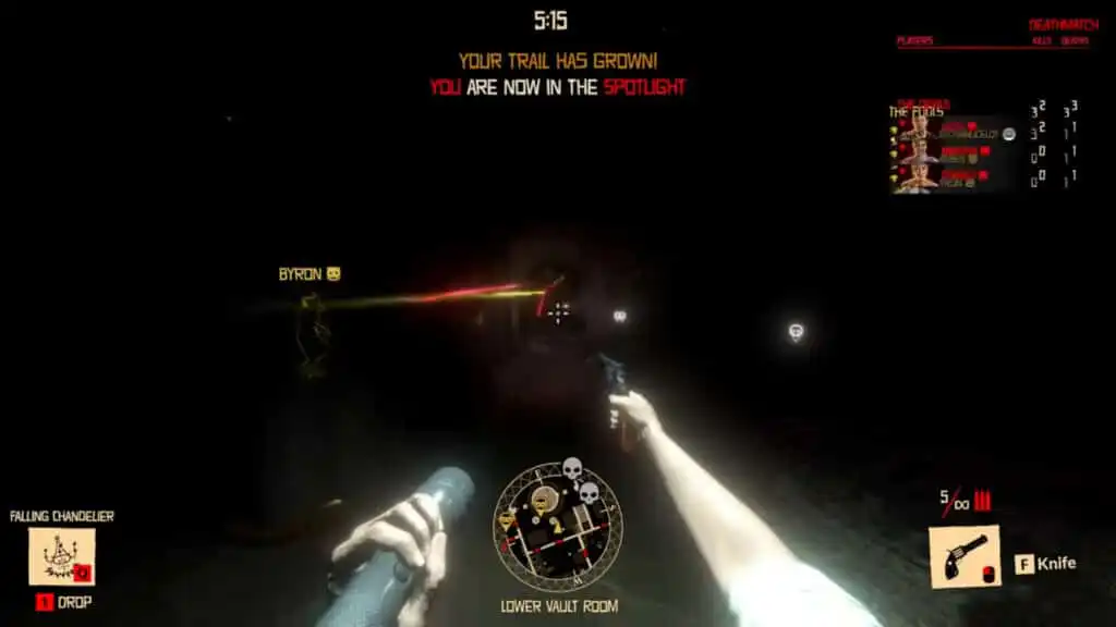 أسلوب اللعب Gameplay في لعبة Midnight Murder Club