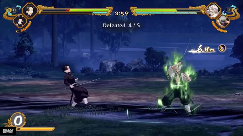 أسلوب اللعب Gameplay في لعبة قاتل الشياطين Demon Slayer Kimetsu no Yaiba The Hinokami Chronicles 2