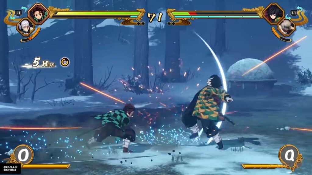 أسلوب اللعب Gameplay في لعبة قاتل الشياطين Demon Slayer Kimetsu no Yaiba The Hinokami Chronicles 2