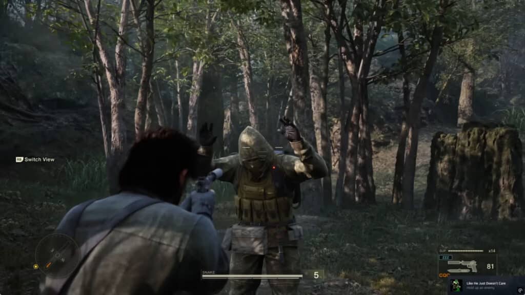 أسلوب اللعب gameplay في Metal Gear Solid Delta Snake Eater