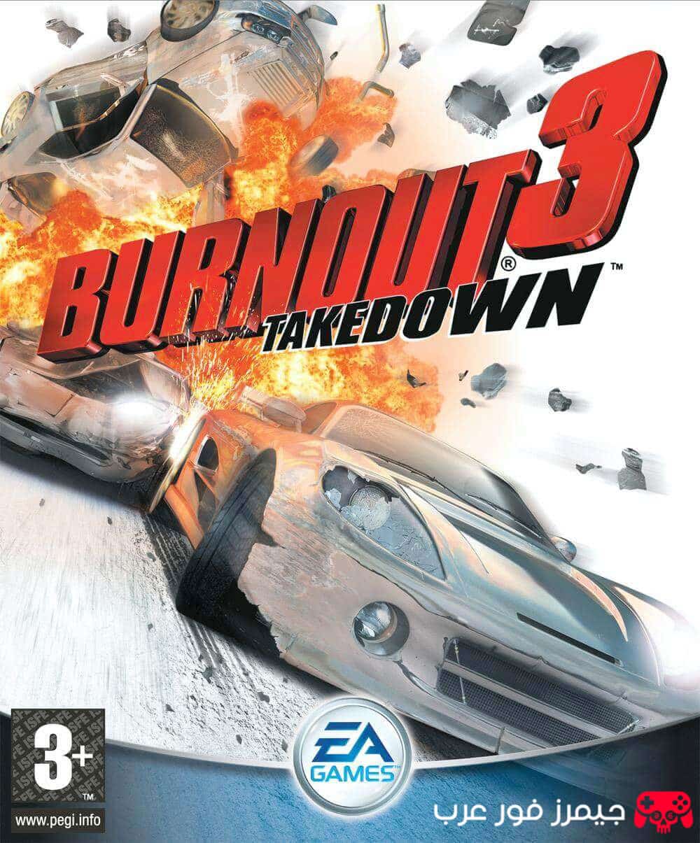 تحميل لعبة Burnout 3 Takedown PS2 ISO للكمبيوتر بحجم صغير