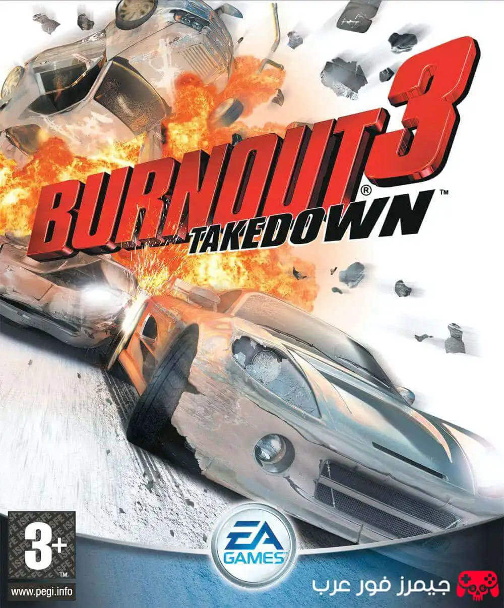 تحميل لعبة Burnout 3 Takedown PS2 ISO للكمبيوتر بحجم صغير