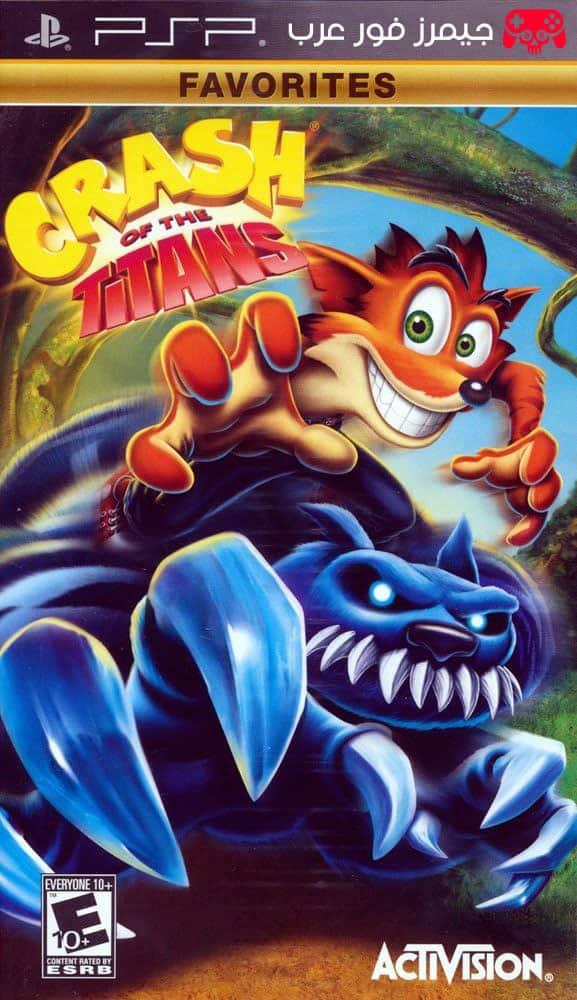 تحميل لعبة Crash of the Titans PPSSPP برابط واحد مباشر بدون إعلانات