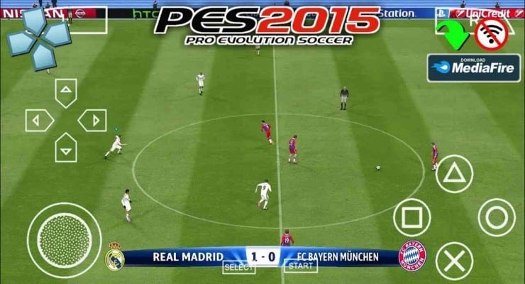 تحميل لعبة PES 2015 PPSSPP مضغوطة مع التعليق العربي كاملة مجانًا