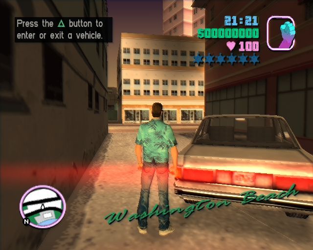 تحميل لعبة جاتا Grand Theft Auto Vice City PS2 مضغوطة مجانًا مع المحاكي