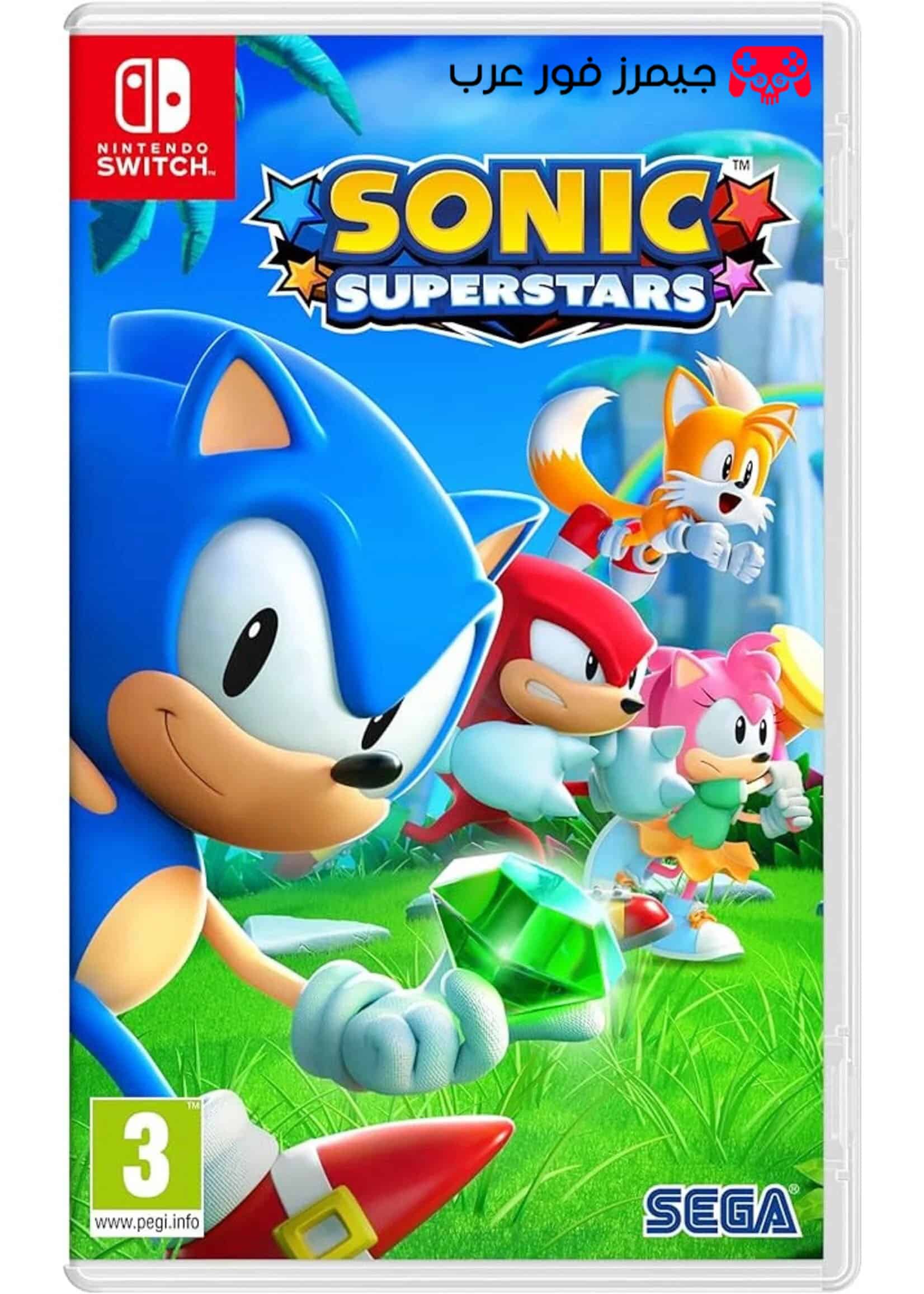تحميل لعبة سونيك سوبر ستارز Sonic Superstars NSP مجانًا للكمبيوتر عبر محاكي Switch