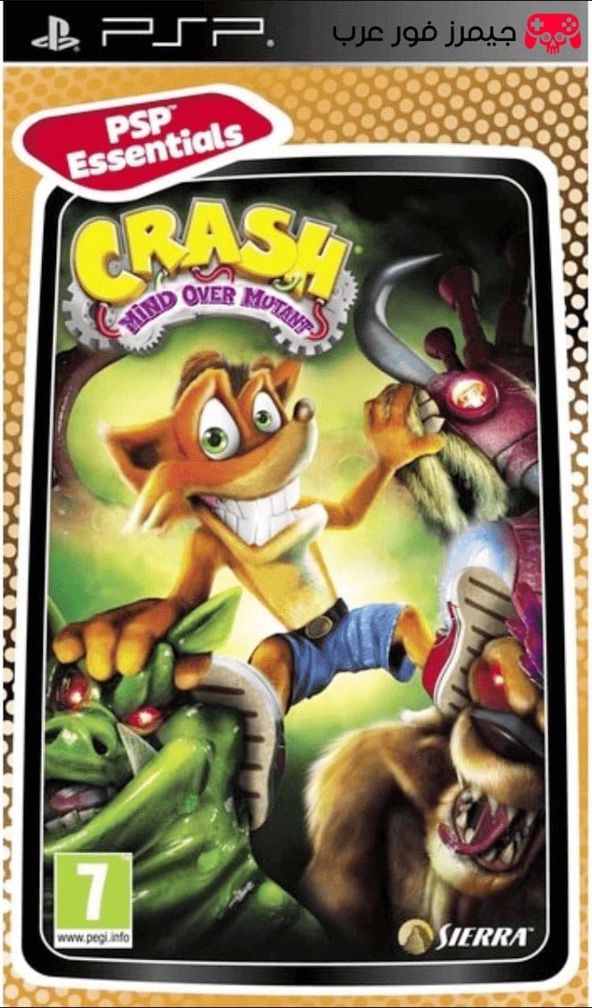 تحميل لعبة كراش مغامرات الوحوش Crash Mind Over Mutant للاندرويد والكمبيوتر عبر محاكي PPSSPP